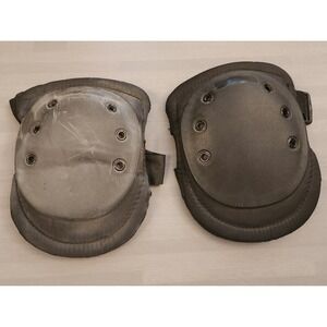 Galls Tactical Knee Pads Black Adjustable Protective Gear Work Duty Safety Pair